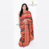 Multi Colour Satin Designer Saree - Image 2