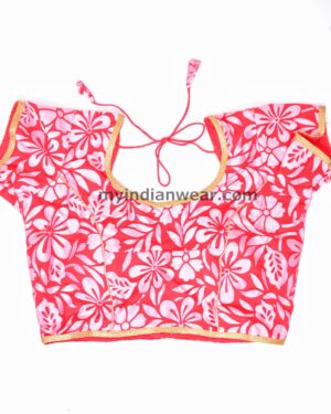 Red Georgette Blouse